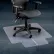 Tapis de siège de bureau Interion® pour moquette - 36" de largeur x 48" de longueur avec rebord de 20" x 10" - Bord droit