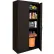 Armoire de rangement Sandusky® série Classic Commercial, 36" de largeur x 18" de profondeur x 72" de hauteur, noire, entièrement soudée