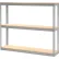 Rayonnage de stockage d'archives Global Industrial™ sans bacs, 72" de largeur x 15" de profondeur x 60" de hauteur - Gris