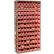 Global Industrial™ Steel Shelving with 96 4"H Plastic Shelf Bins Red, 36x12x72-13 Shelves