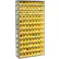 Rayonnage en acier Global Industrial™ avec 96 bacs de rangement en plastique de 4" de hauteur, couleur jaune, dimensions 36 x 12 x 72, 13 étagères
