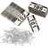 Global Industrial™ Locker Number Plate Kit, Numbered 101-299, 199/Pack