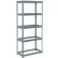 Global Industrial 5 Shelf, Heavy Duty Boltless Shelving, Starter, 36"W x 24"D x 96"H, No Deck