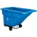 Chariot basculant Global Industrial™ pour le recyclage du plastique, usage standard, capacité de 1 yard cube, lb 1 000 lb , bleu