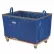 Chariot à panier Global Industrial™, en vinyle, capacité de 24 boisseaux, bleu