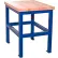 Support d'atelier standard Built-Rite, bord carré « Shop Top », 18" de largeur x 24" de profondeur x 36" de hauteur, noir