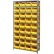 Global Industrial™ Steel Shelving With 36 4"H Plastic Shelf Bins Yellow, 36x18x72-13 Shelves