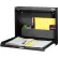 Bureau d'atelier mural pliable Datum WallWrite®, sans verrouillage, 20" de largeur x 3-3/8" de profondeur x 16-3/8" de hauteur, noir