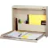 Bureau mural pliable Datum WallWrite®, sans verrouillage, 50,8 cm (L) x 8,6 cm (P) x 41,6 cm (H), beige