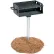 Rotating Pedestal Grill With 3-1/2" Dia. Post(280 Sq. In. Cooking Surface)