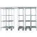 Nexel® Space-Trac, 5 Unit, Chrome High Density Shelving, 48"W x 21"D x 76"H, 12' Length
