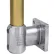 Bride murale décalée en aluminium Kee Safety®, diamètre 1-1/2"