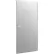 Porte de séparation en acier à ouverture vers l'intérieur - 25-5/8" de largeur x 58" de hauteur (grise)