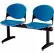 KFI Beam Seating - 2 Navy Seats