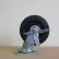 6" Phenolic Swivel Caster with Brake 6231-SR-BK for Little Giant® Carts