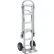 Diable 2-en-1 Wesco® Spartan Sr. en aluminium 220001, roues pneumatiques
