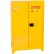 Armoire de sécurité Eagle pour peintures et encres, à fermeture manuelle – 60 gallons, jaune