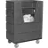 chariot de vrac en plastique à trémie frontale Global Industrial™, 43 pieds cubes, gris