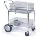 Chariot de bureau et de courrier Wesco® 272230 33,5 x 23,75, roulettes en caoutchouc de 5", roues de 10"