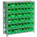 Rayonnage en acier Global Industrial™ avec 48 bacs de rangement en plastique de 4" de hauteur, couleur verte, 36 x 12 x 39 - 7 tablettes