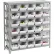 Rayonnage en acier Global Industrial™ avec 30 bacs de rangement en plastique de 4" de hauteur, couleur ivoire - 36 x 18 x 39 - 7 tablettes