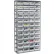 Global Industrial™ Steel Shelving with 48 4"H Plastic Shelf Bins Ivory - 36x12x72-13 Shelves