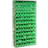 Global Industrial™ Steel Shelving with 96 4"H Plastic Shelf Bins Green, 36x12x72-13 Shelves