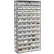 Rayonnage en acier Global Industrial™ avec 96 bacs de rangement en plastique de 4" de hauteur, couleur ivoire - 36 x 12 x 72-13 étagères