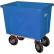 chariot bacs en plastique Wesco® chariot bushels, bleu, 272539, roulettes de 8"