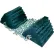Rumber® 2/4121-CH5 Lifetime Recycled Rubber Double Wheel Chock Set & 60" Chain
