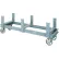 Chariot de stockage pour barres, 84" de long, roues en phénolique, capacité de 5 600 lb - BST-PH