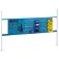 Global Industrial™ 18" Pegboard & 36" Louver Panel Kit, 72"W, Blue