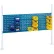 Kit de panneaux à persiennes Global Industrial™ 18" et 36", 60" de large, bleu
