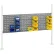 Global Industrial™ 18" & 36" Louver Panel Kit, 60"W, Gray