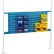 Global Industrial™ 36" Louver Panel Kit, 48"W, Blue