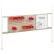Panneau à persiennes et tableau blanc Global Industrial™ pour établi, 72" de large, couleur beige clair