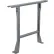 Global Industrial™ Fixed Height Steel Leg For Workbenches, 36"D, Gray