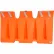 Barrière de signalisation de 6' de long, en polyéthylène, orange
