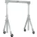 Global Industrial ™ Adjustable Height Aluminum Gantry Crane, 9'8"W x 9'6-12'H, 2000 Lb. Cap.