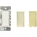 Variateur à bascule coulissant Leviton DS710-10Z Decora, à utiliser avec les luminaires DEL 7 à intensité variable, 0-10 V, WH-IV-LT Amande