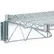 Nexel® Chrome, support mural fixe pour étagère simple, 12" de profondeur