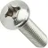 Vis à métaux 5/16-18 x 2-1/4" - Tête bombée - Emboîtement cruciforme - Acier - Zinc CR+3 - FT - Lot de 50