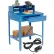 Global Industrial™ Sloped Shop Desk w/ Pigeonhole Riser & Outlets, 34-1/2"W x 30"D, Blue