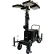 Tour d'éclairage portable Lind Equipment LE980LEDV-T4-B, 4 × 200 W, 4 × 30 000 lumens, mât vertical de 17', noir