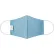 Masque en tissu, réutilisable/lavable, à deux couches et ajusté au visage, bleu, taille S, lot de 10