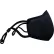 Masque facial réutilisable ViralOff AerFit 4, 4 panneaux, taille adulte, noir, 1 pièce