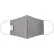 Masque en tissu réutilisable, lavable, à deux couches et ajusté au visage, petit format, gris, lot de 10