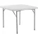 Table pliante en plastique Interion®, 36" x 36", blanche