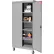 Armoire de rangement mobile Sandusky® à usage intensif, calibre 22, 36" de largeur x 24" de profondeur x 78" de hauteur, gris
