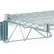 Nexel® Chrome, Fixed Single Shelf Wall Mount Bracket, 18"D